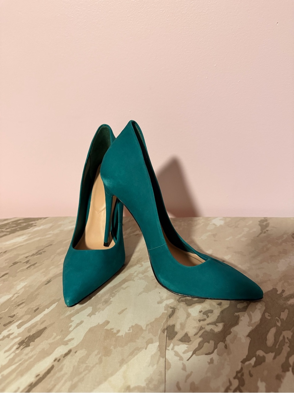 ALDO Teal Pointed-Toe Stiletto Pumps - Women's Dress Heels